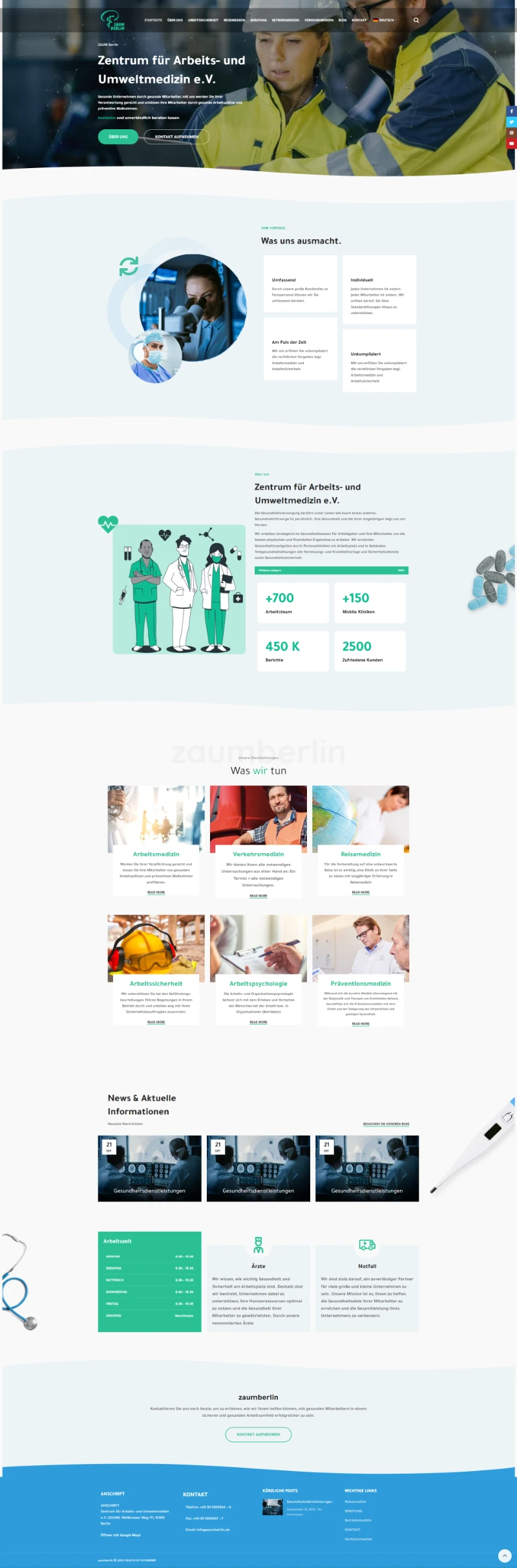 ZAUM Berlin | طب العمل والبيئة